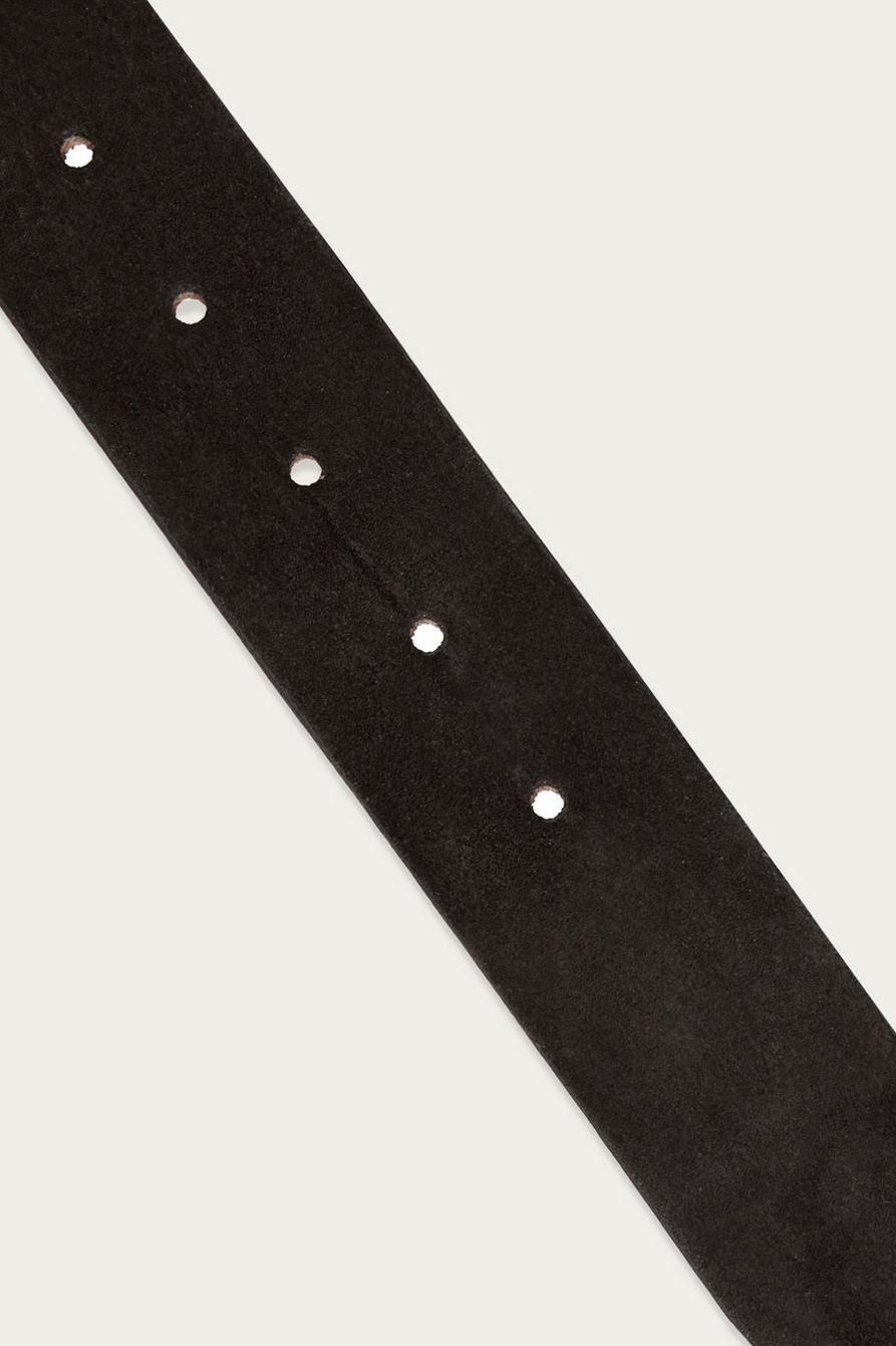 DISTRESSED SUEDE LEATHER BELT, image 2