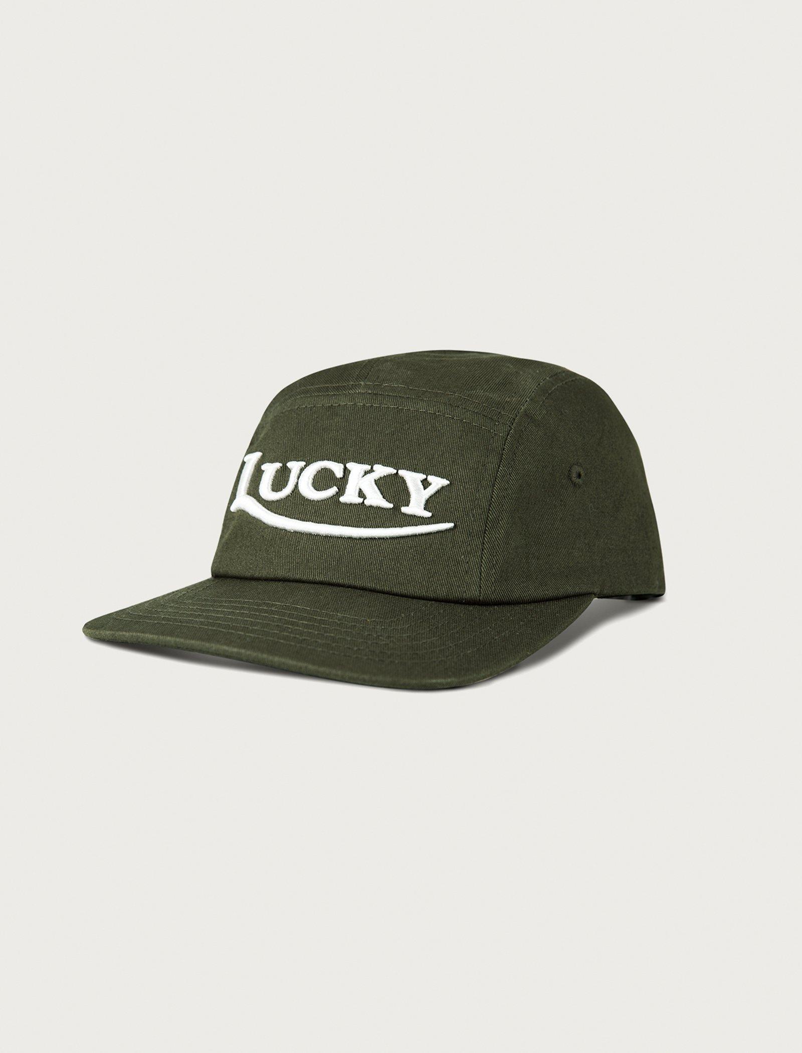 Lucky Emb. 5 Panel Hat