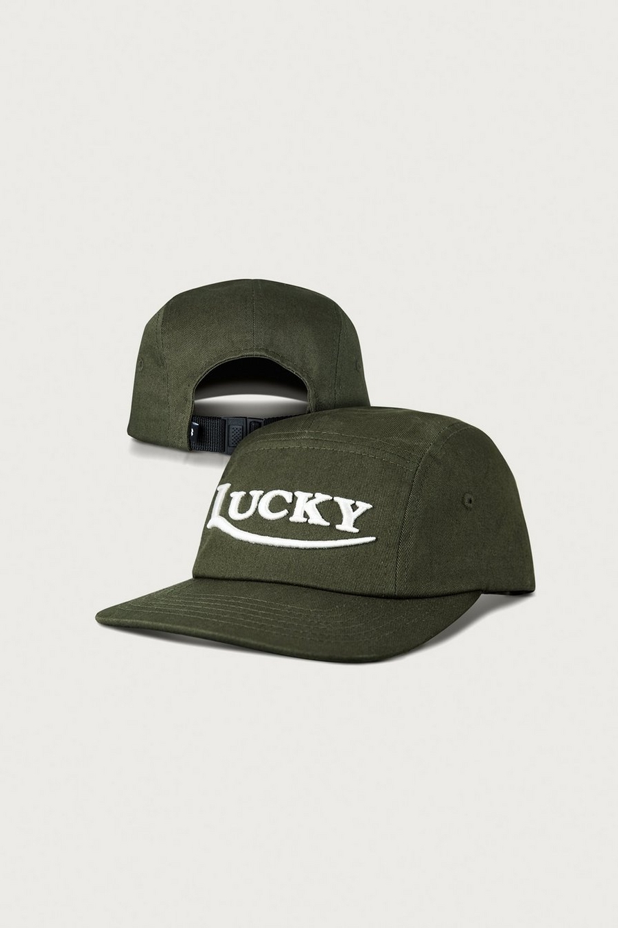 Lucky Emb. 5 Panel Hat, image 6