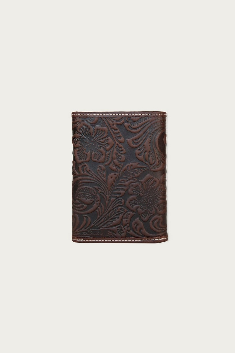 Louisville Cardinals Embossed Trifold Leather Wallet