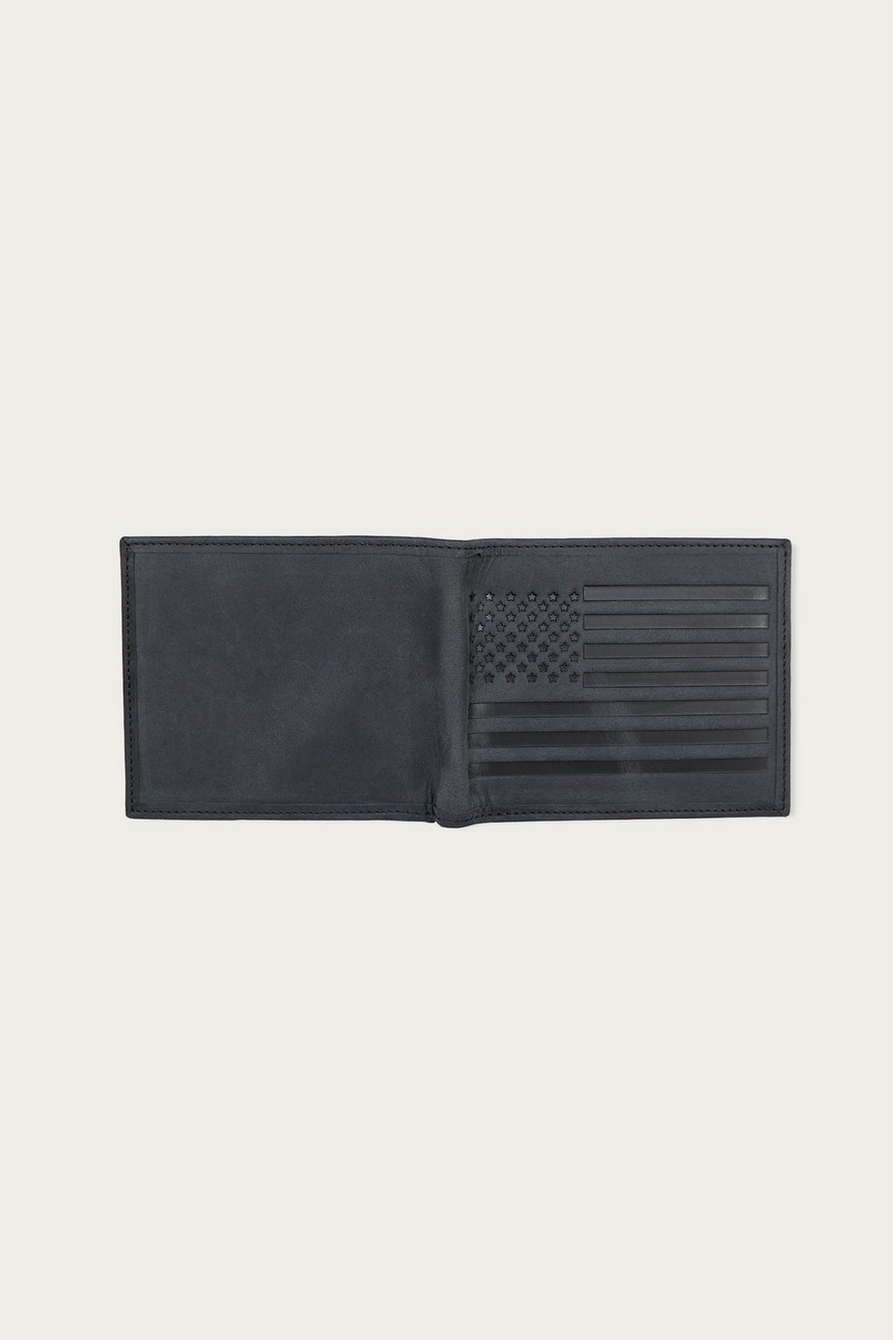 FLAG EMBOSSED LEATHER BIFOLD WALLET, image 4