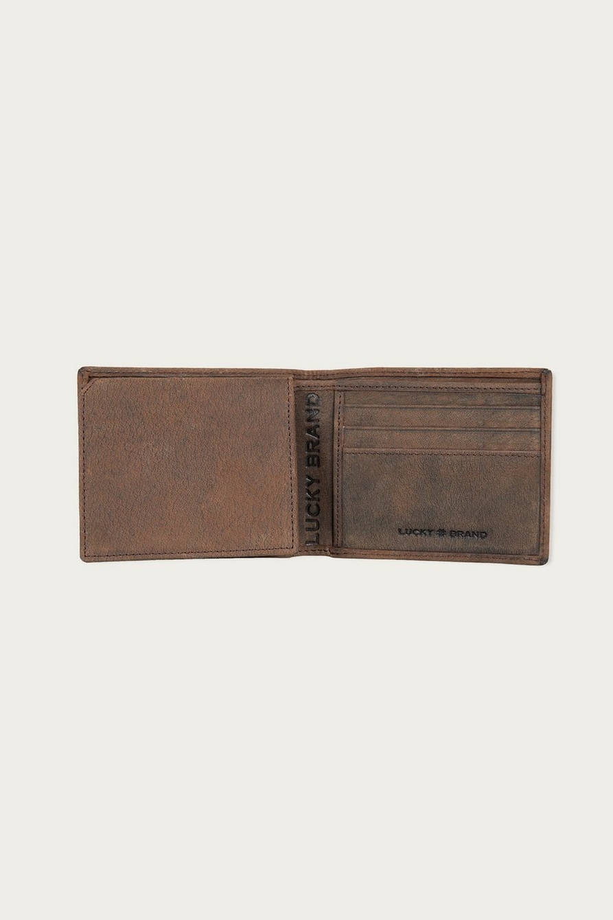 GROOVED LEATHER BIFOLD WALLET, image 3