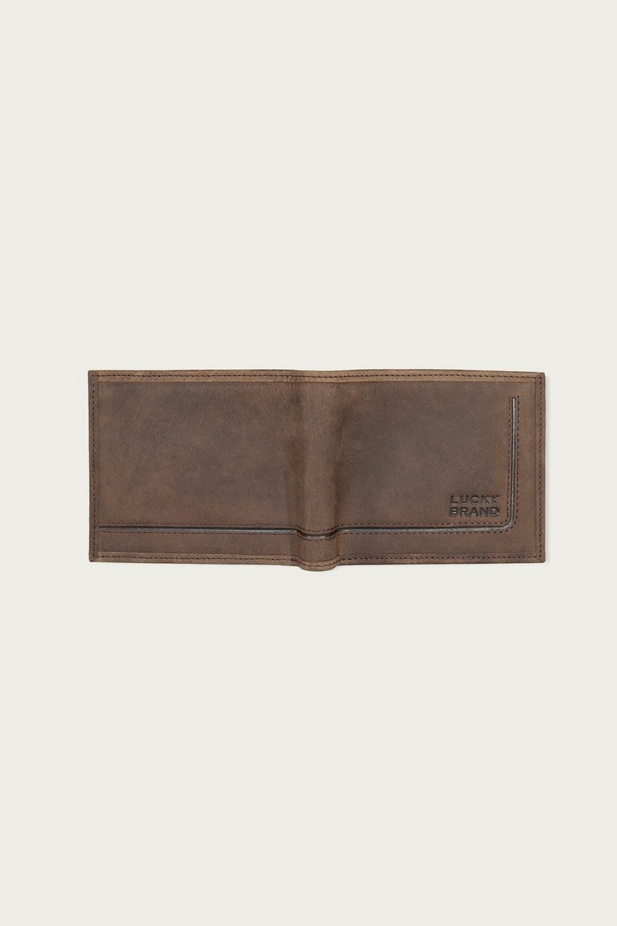 GROOVED LEATHER BIFOLD WALLET, image 5