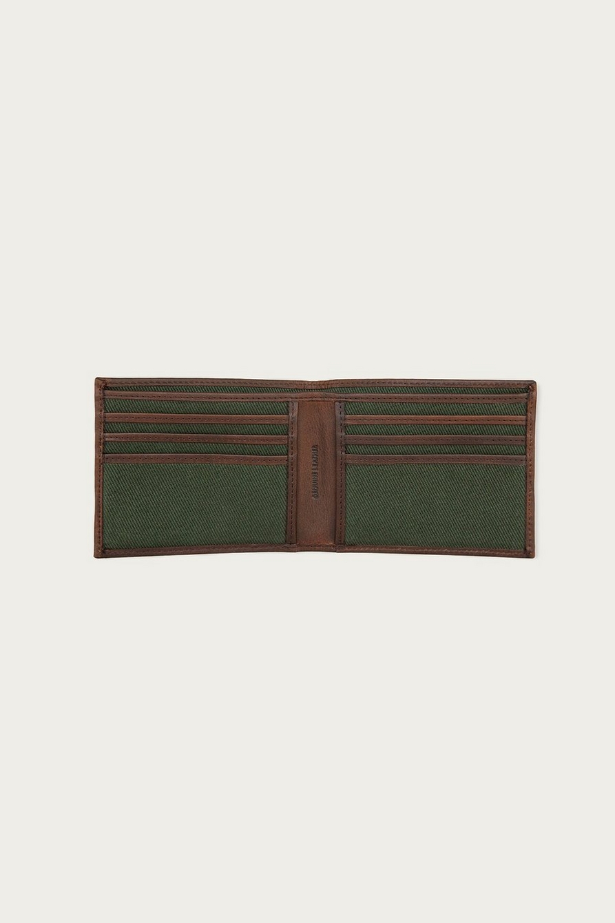 CANVAS WITH LEATHER TRIM BIFOLD WALLET, image 3