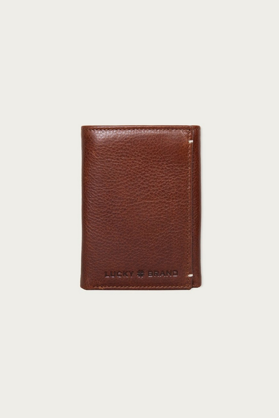Smooth Leather Trifold Wallet, image 1