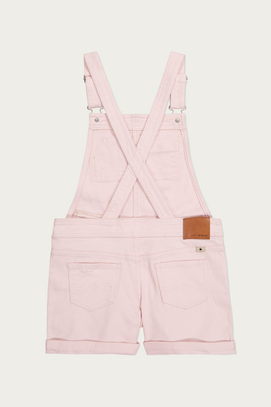 Buy Lucky Brand kids girls square neck sleeveless washed rompers