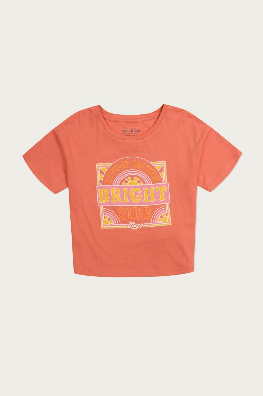 GIRLS THE BRIGHT SIDE TEE, image 1