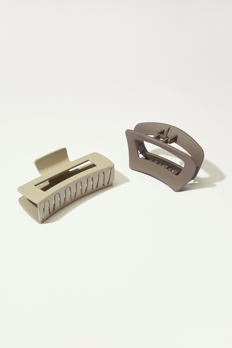 MATTE OPEN CLAW CLIP 2 PACK, image 1