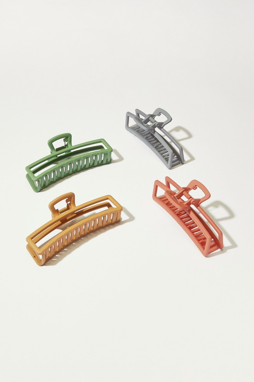 OPEN RECTANGLE CLAW CLIP SET, image 1