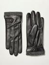 KNIT AND LEATHER GLOVES, image 1