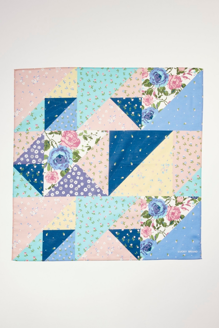 PATCHWORK QUILTED BANDANA, image 1
