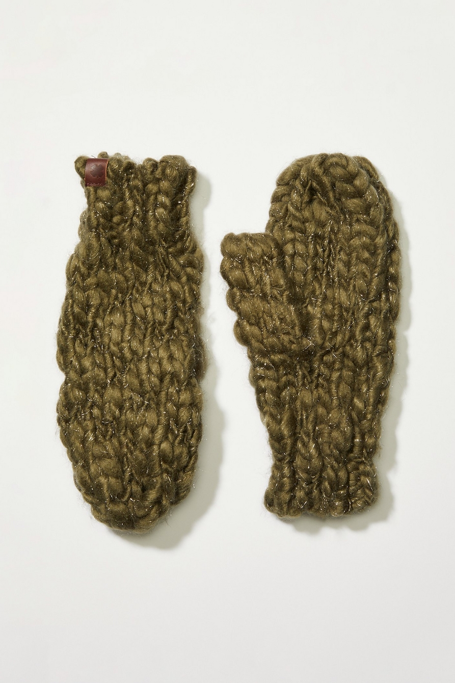 COZY KNIT MITTENS, image 1