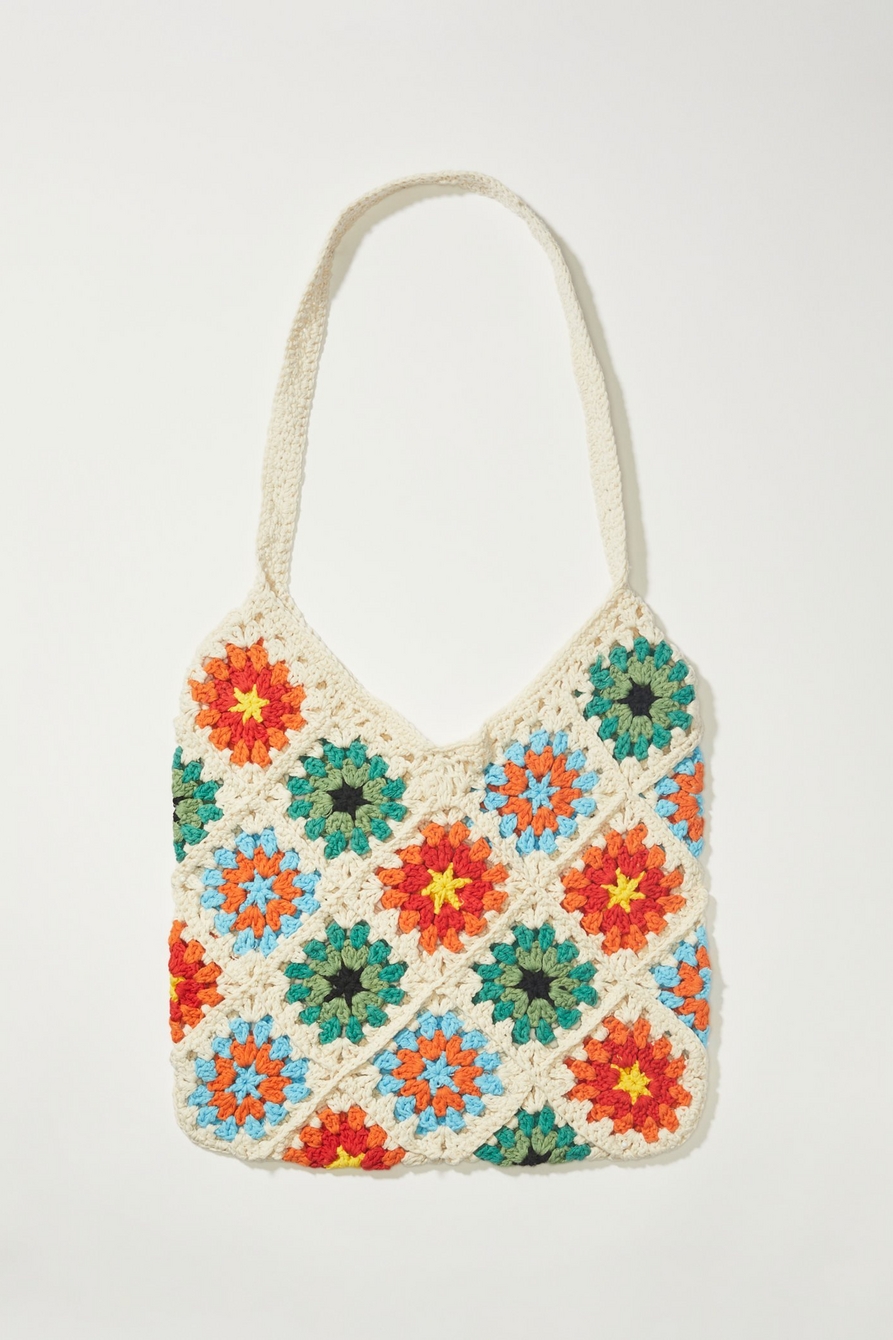 CROCHET PATCH TOTE, image 1