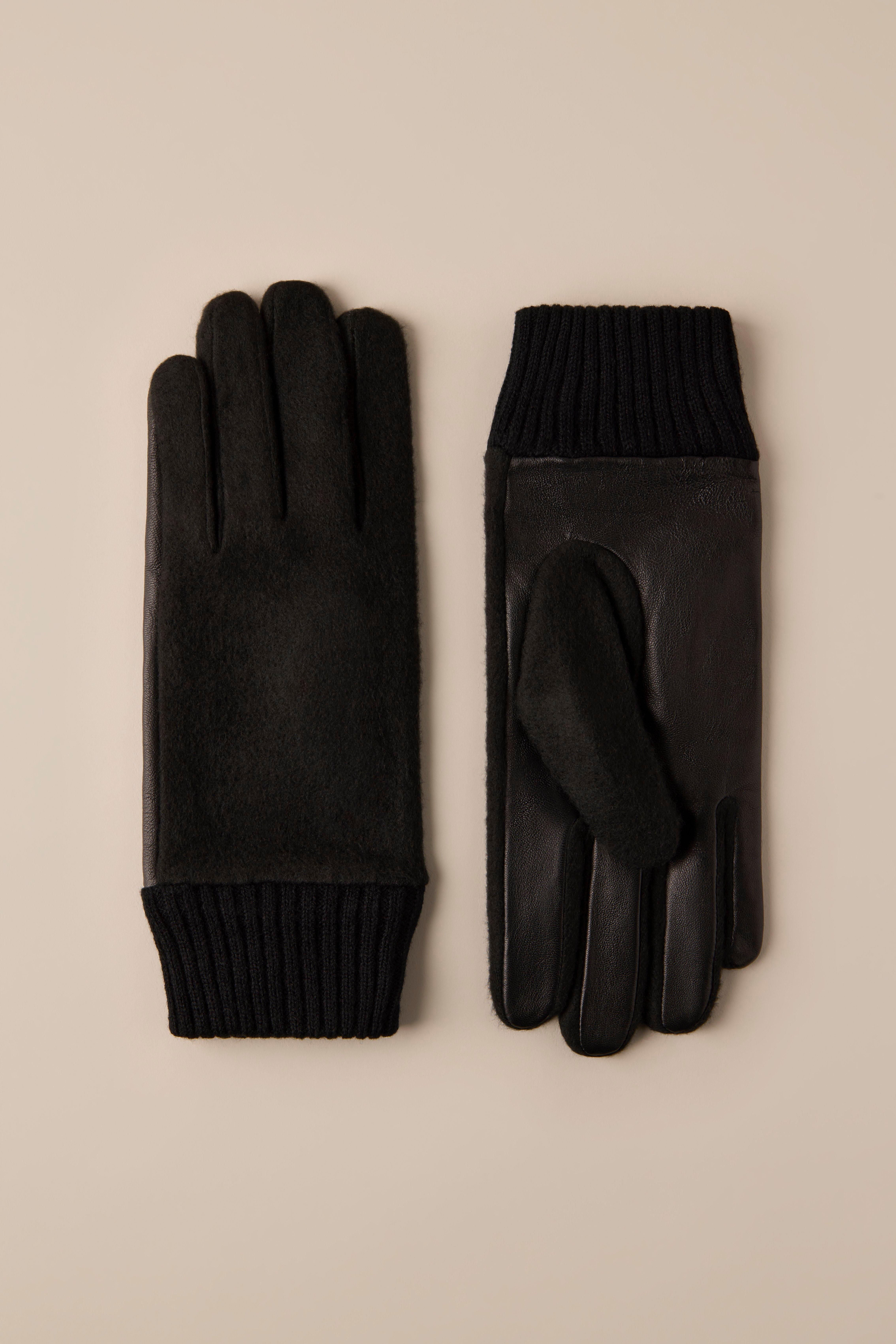 WOOL LEATHER GLOVE