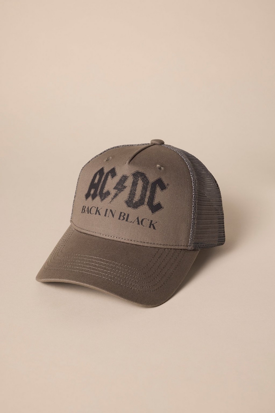 ACDC PRINTED TRUCKER HAT, image 1