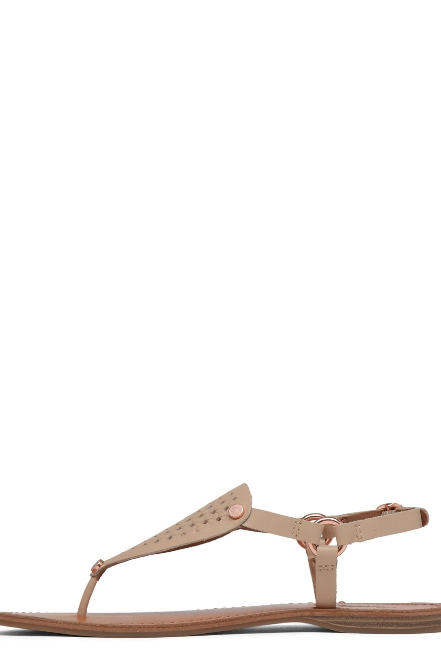 ABELL LEATHER FLAT SANDAL, image 2