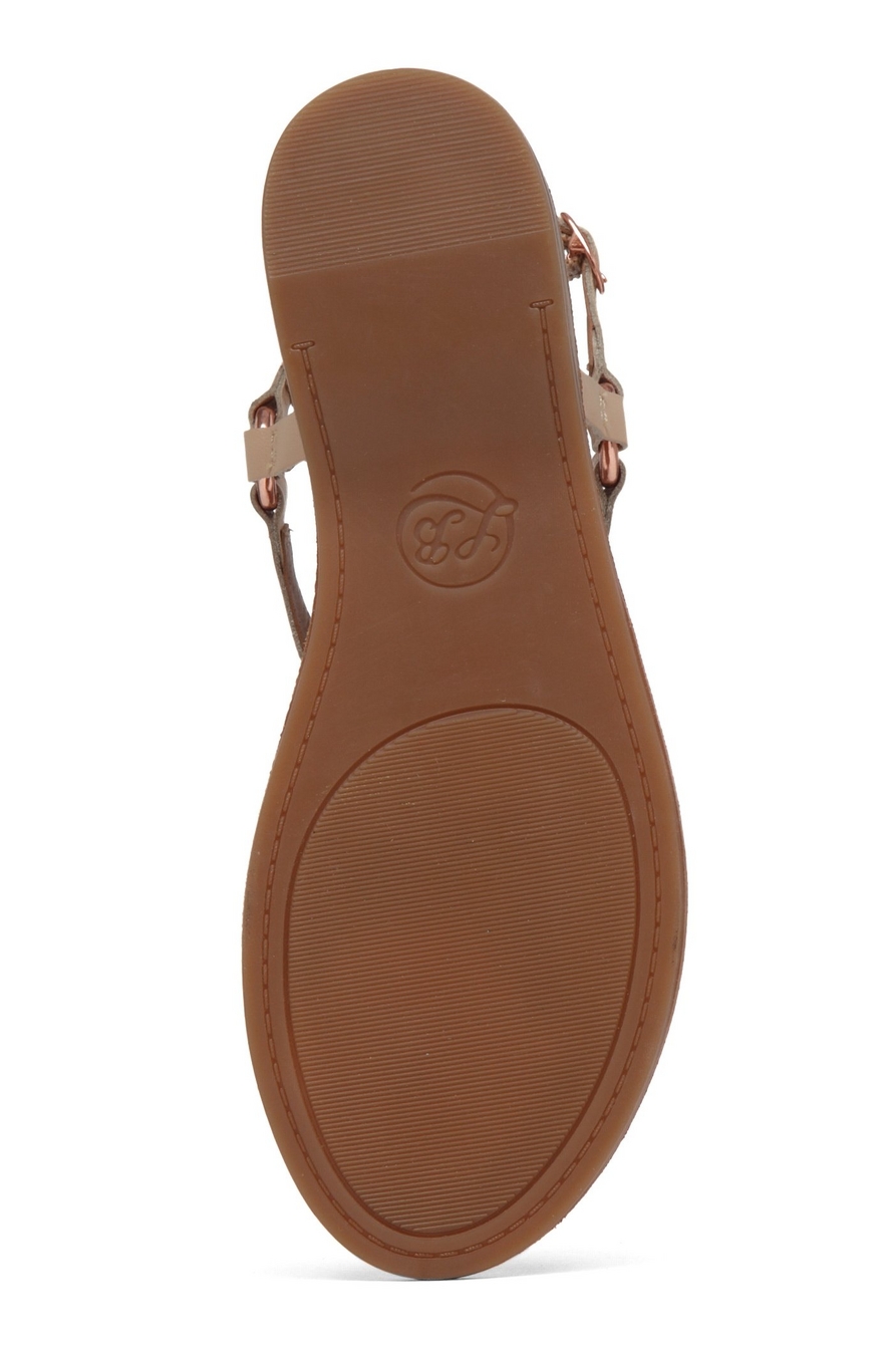 ABELL LEATHER FLAT SANDAL, image 6