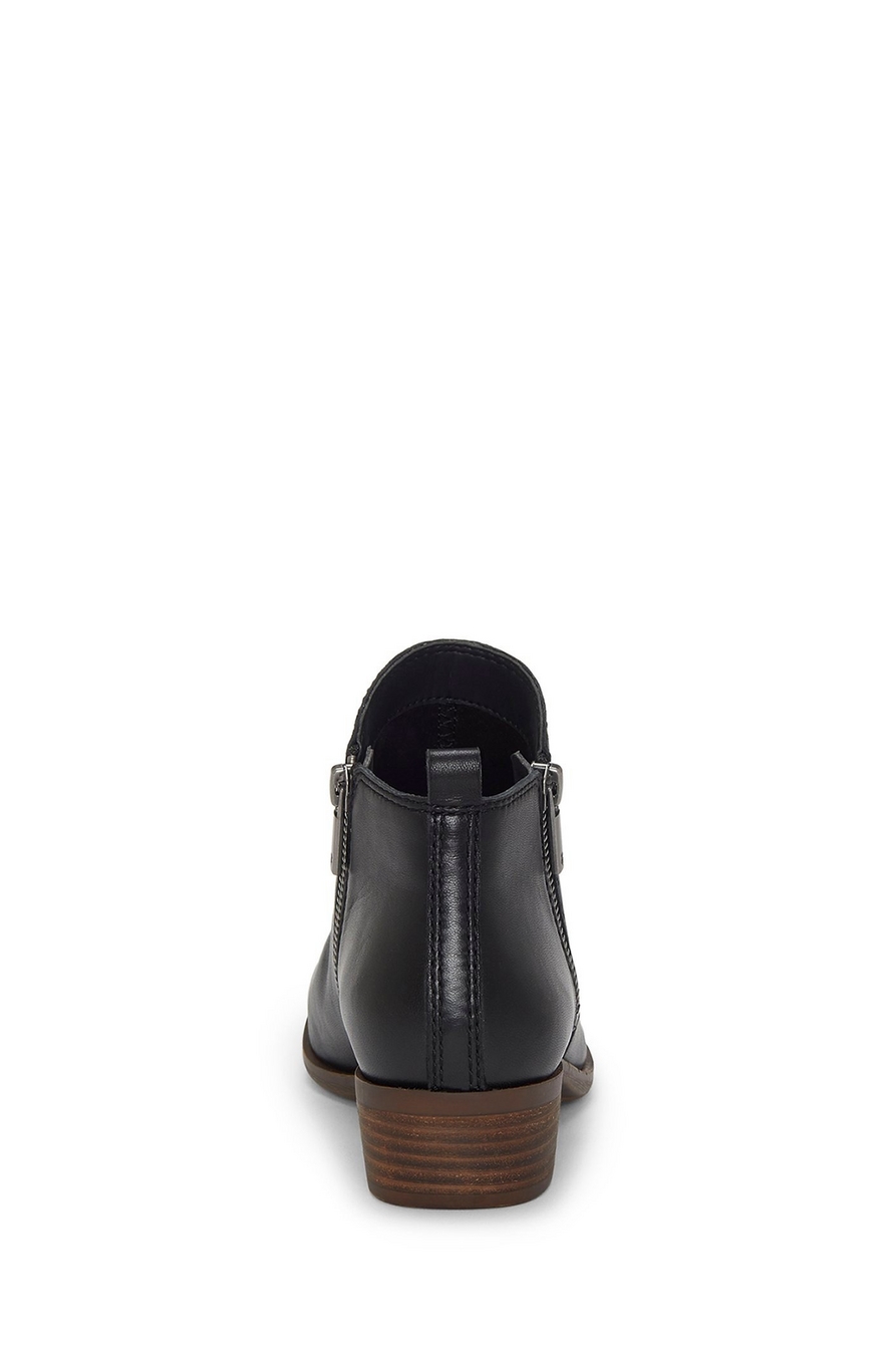 BASEL LEATHER FLAT BOOTIE, image 3