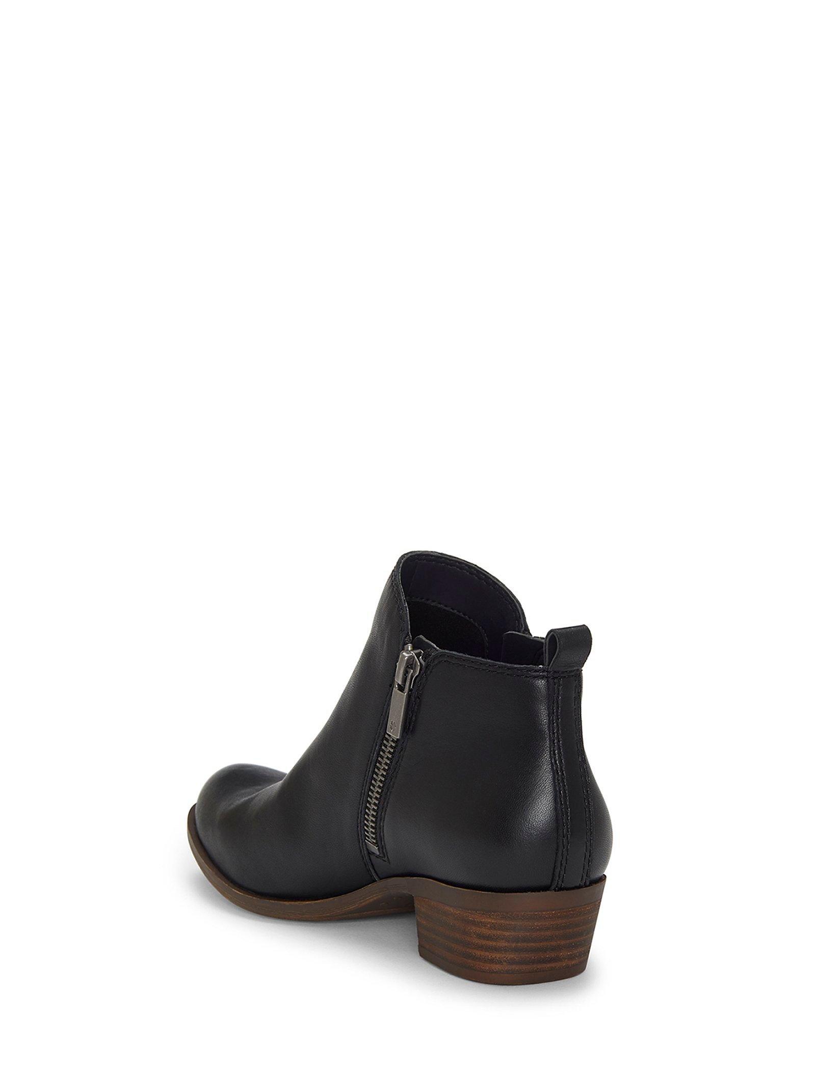 BASEL LEATHER FLAT BOOTIE, image 5
