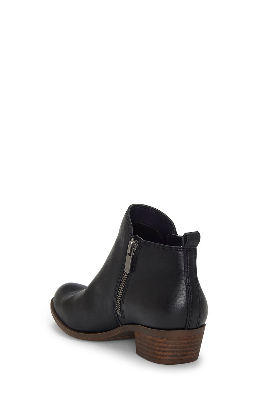 BASEL LEATHER FLAT BOOTIE, image 4