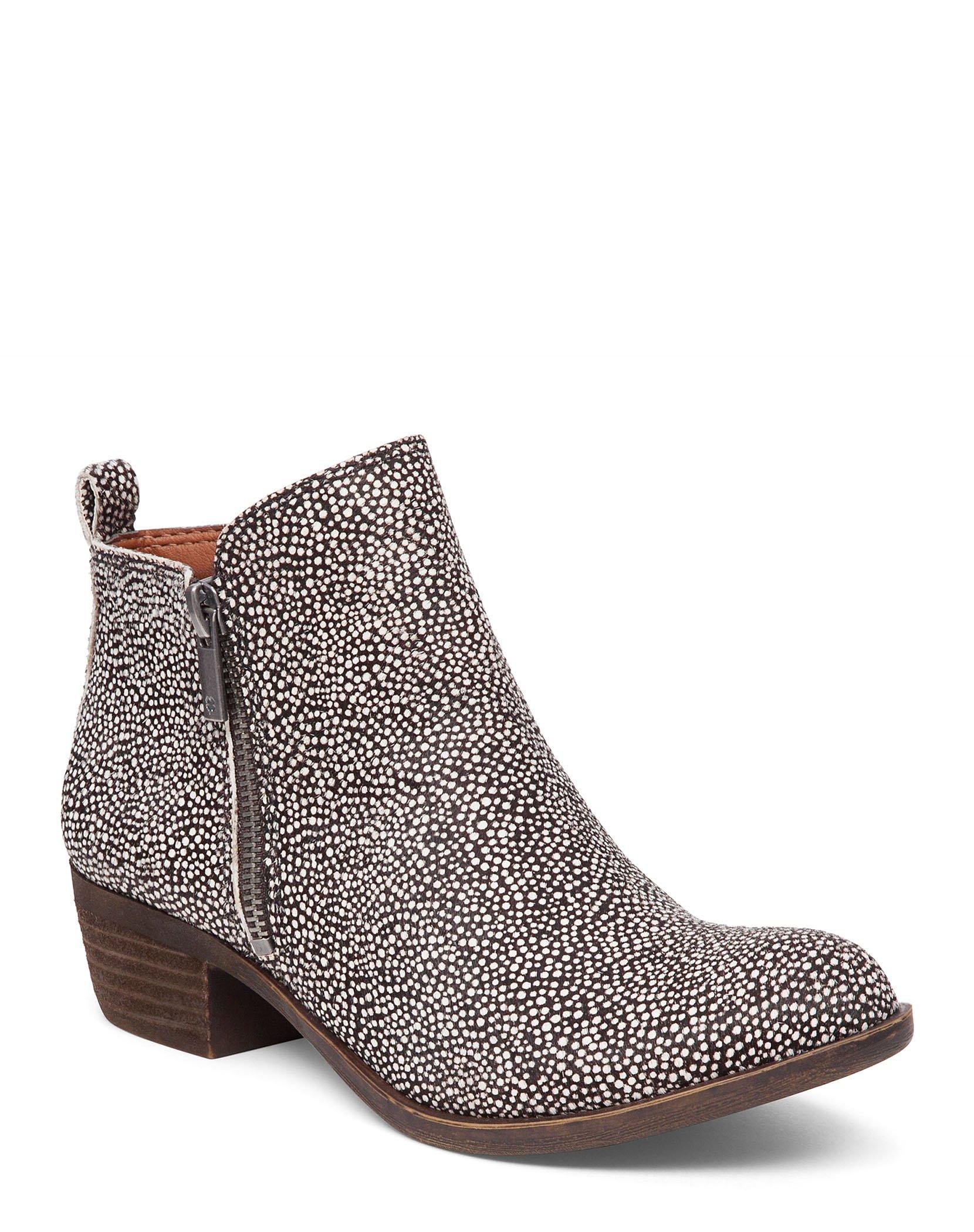 lucky brand booties perforated
