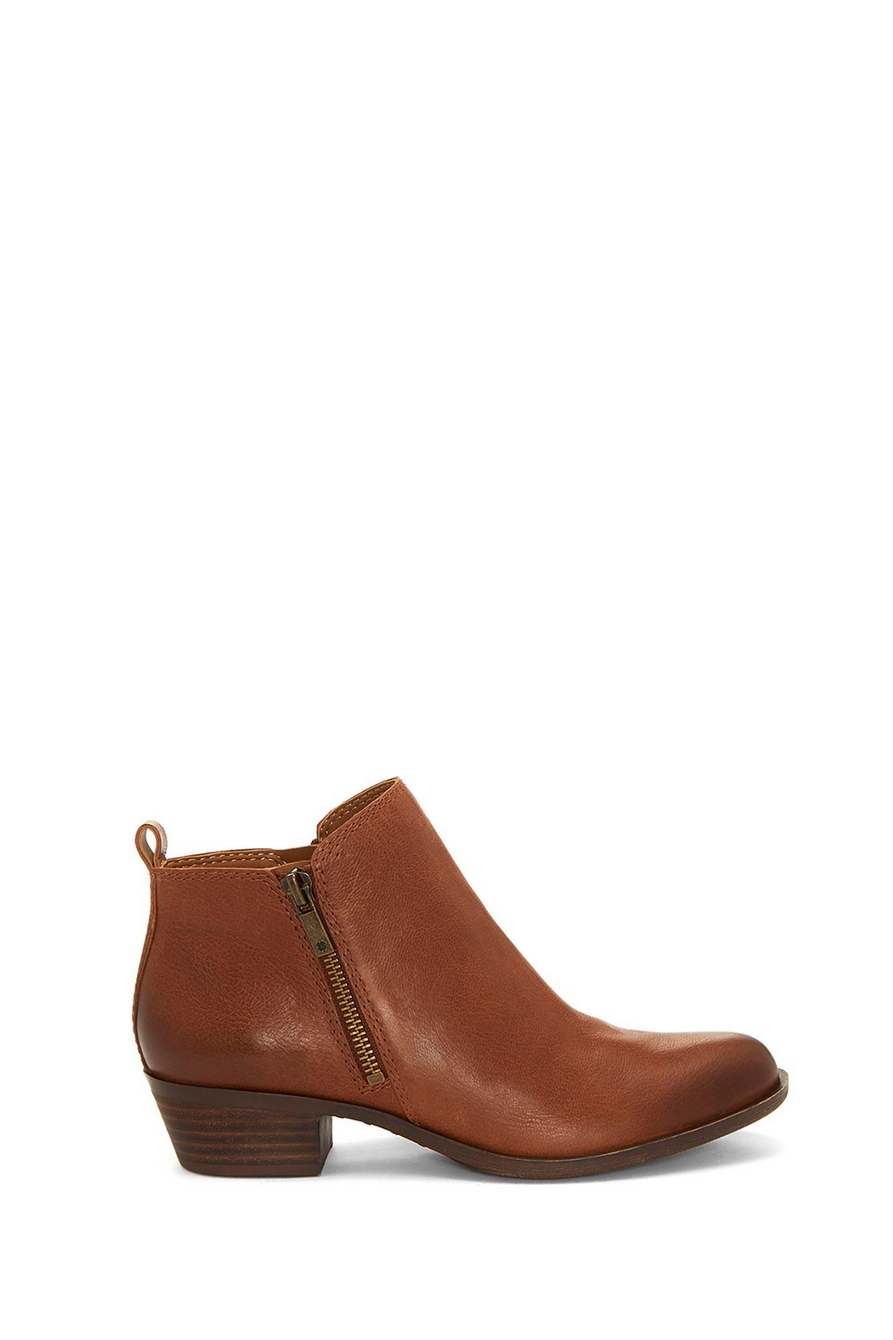 BASEL LEATHER FLAT BOOTIE, image 6