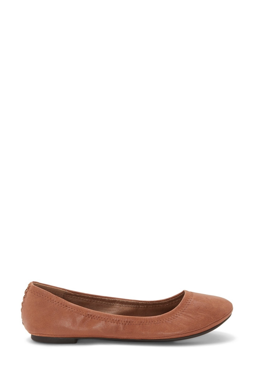 EMMIE BALLET LEATHER FLATS, image 6