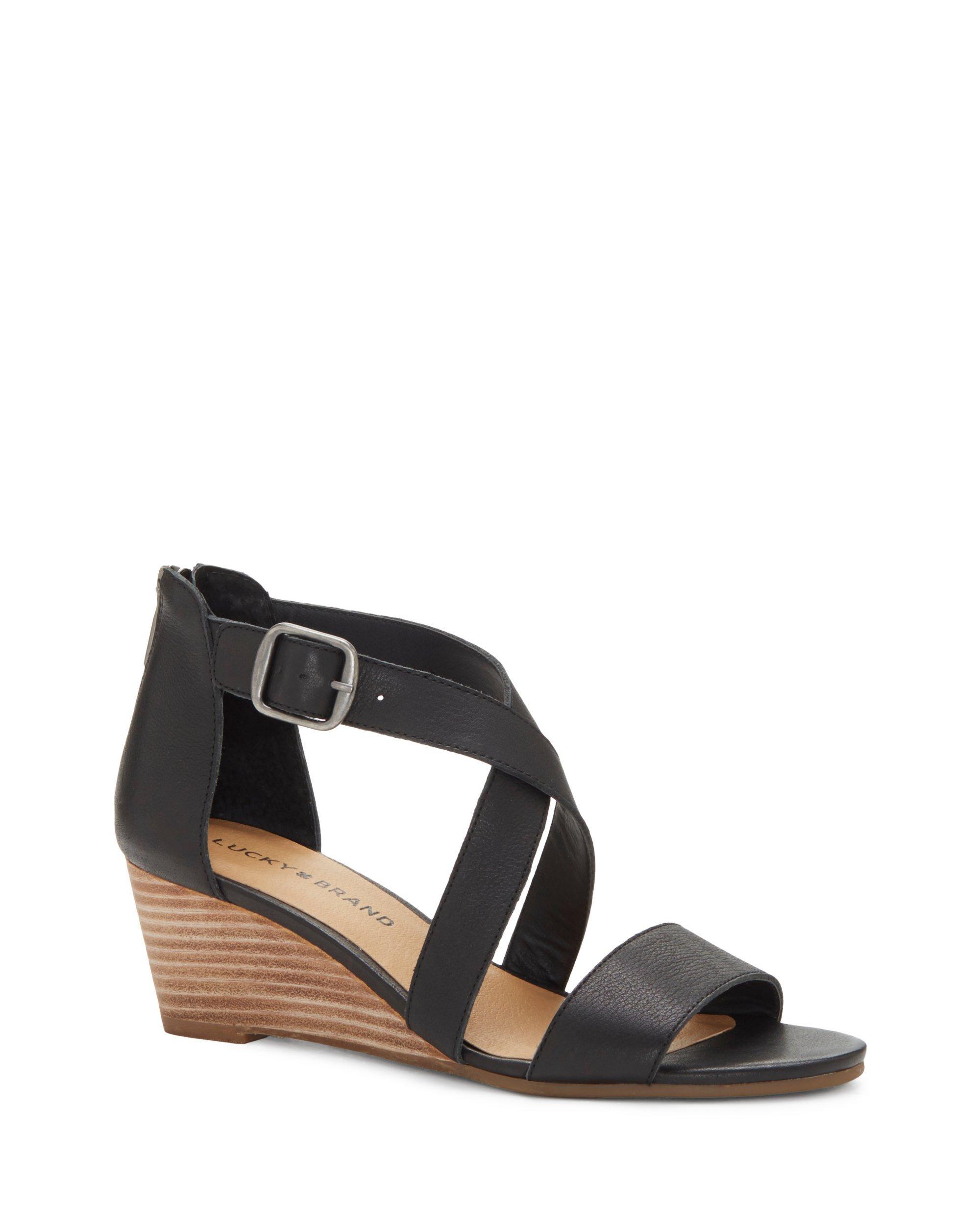 JENLEY LEATHER WEDGE | Lucky Brand