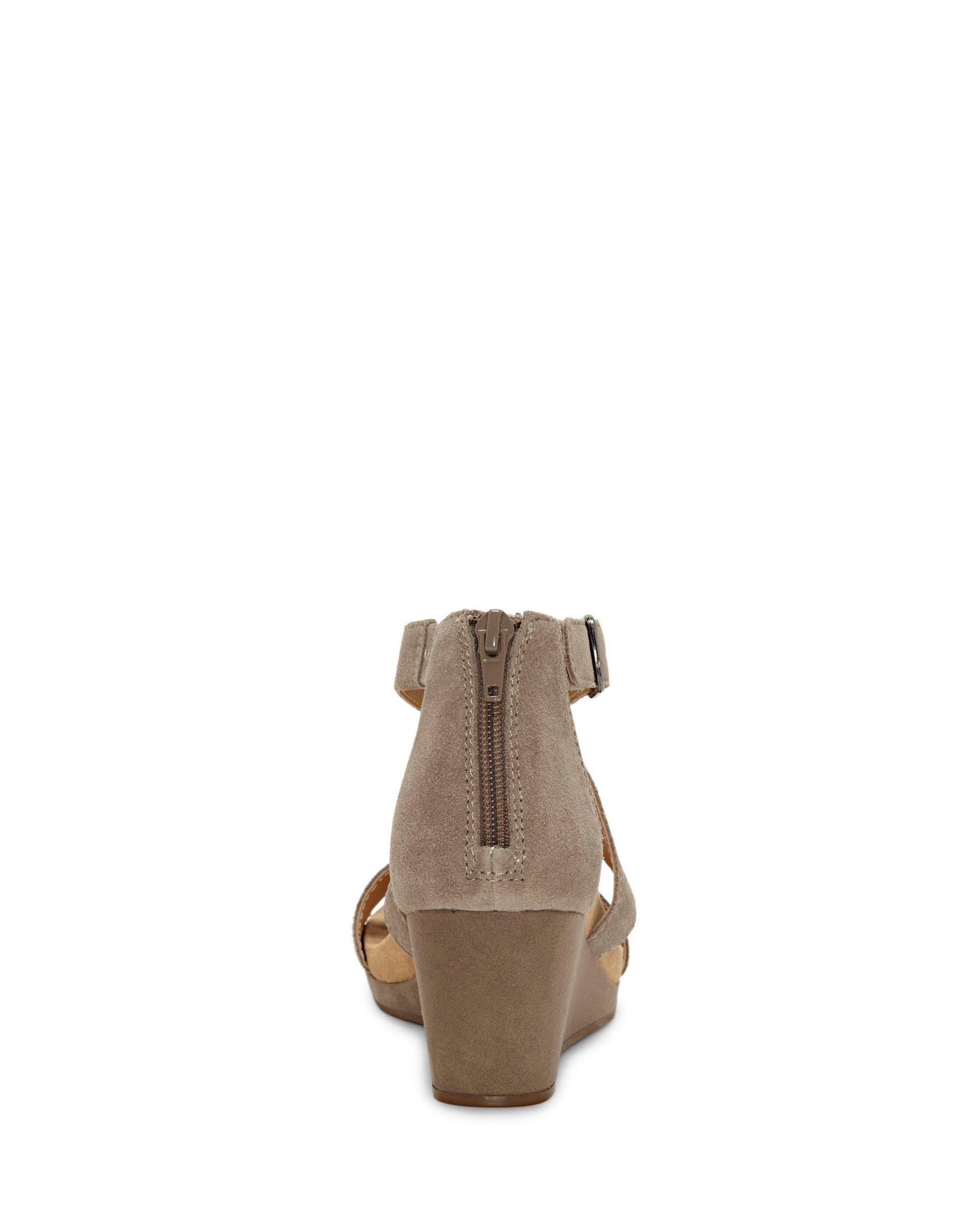 Lucky brand kenadee suede clearance wedge sandals