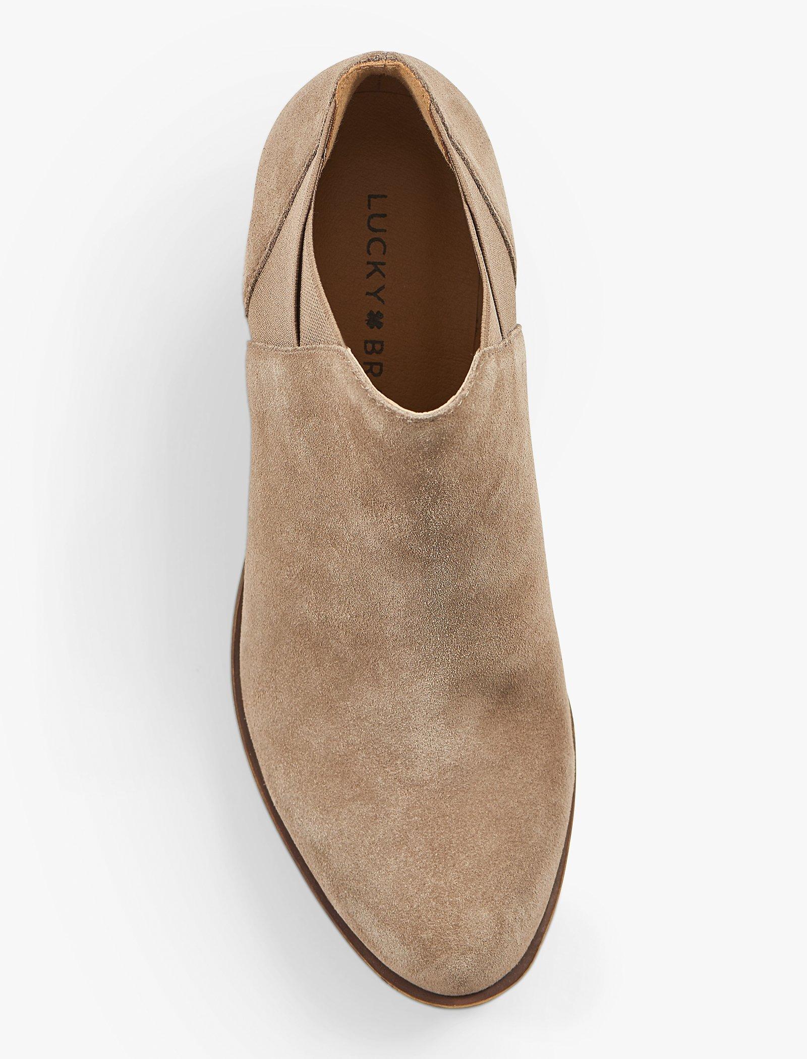 Baqira Suede Bootie | Lucky Brand
