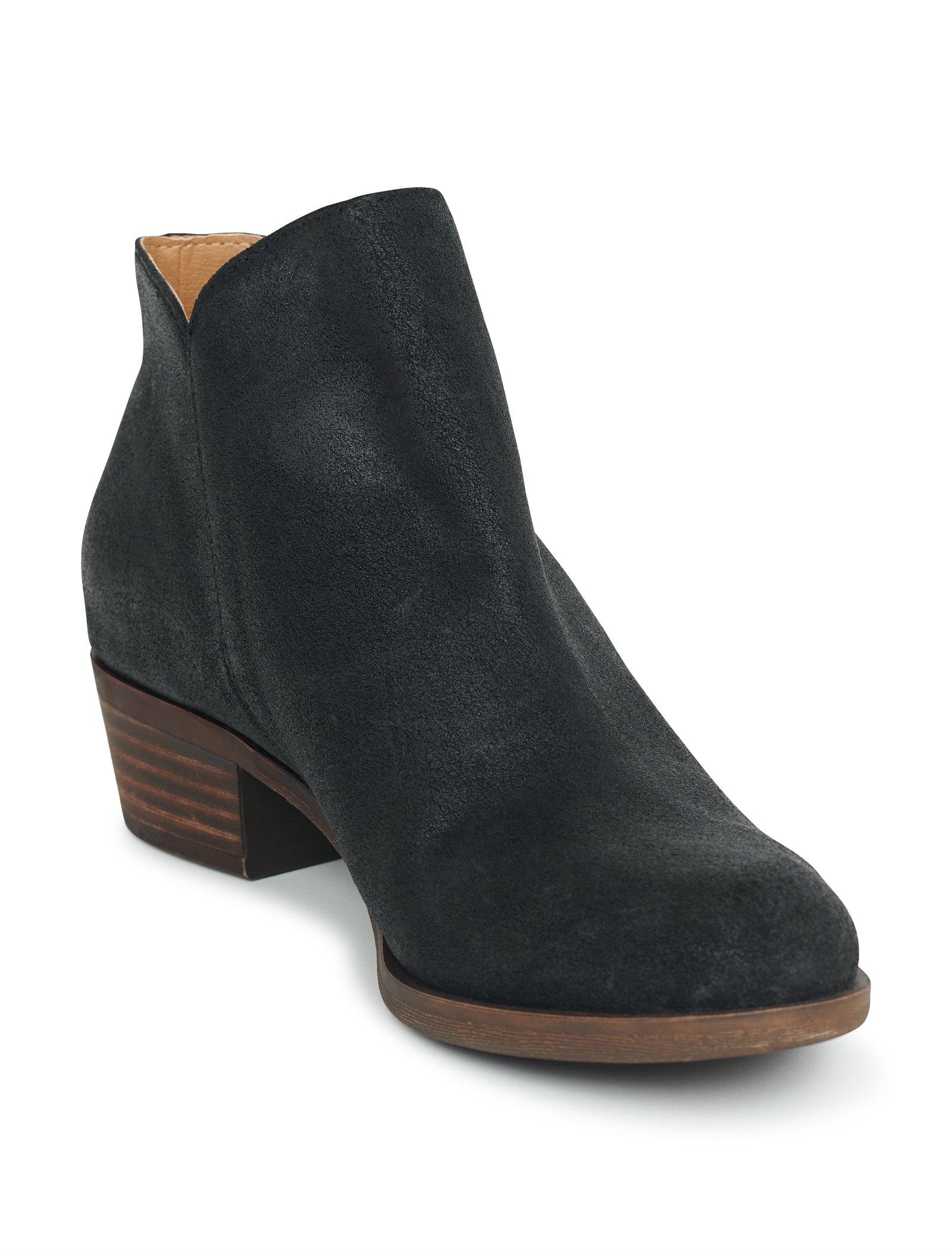 lucky brand gray suede booties