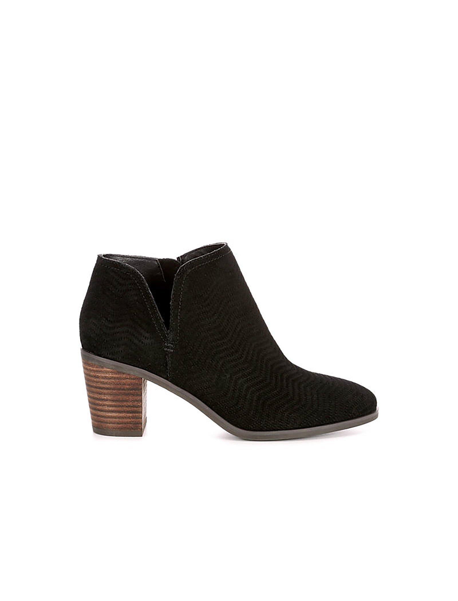 lucky brand brooklin perforated suede bootie