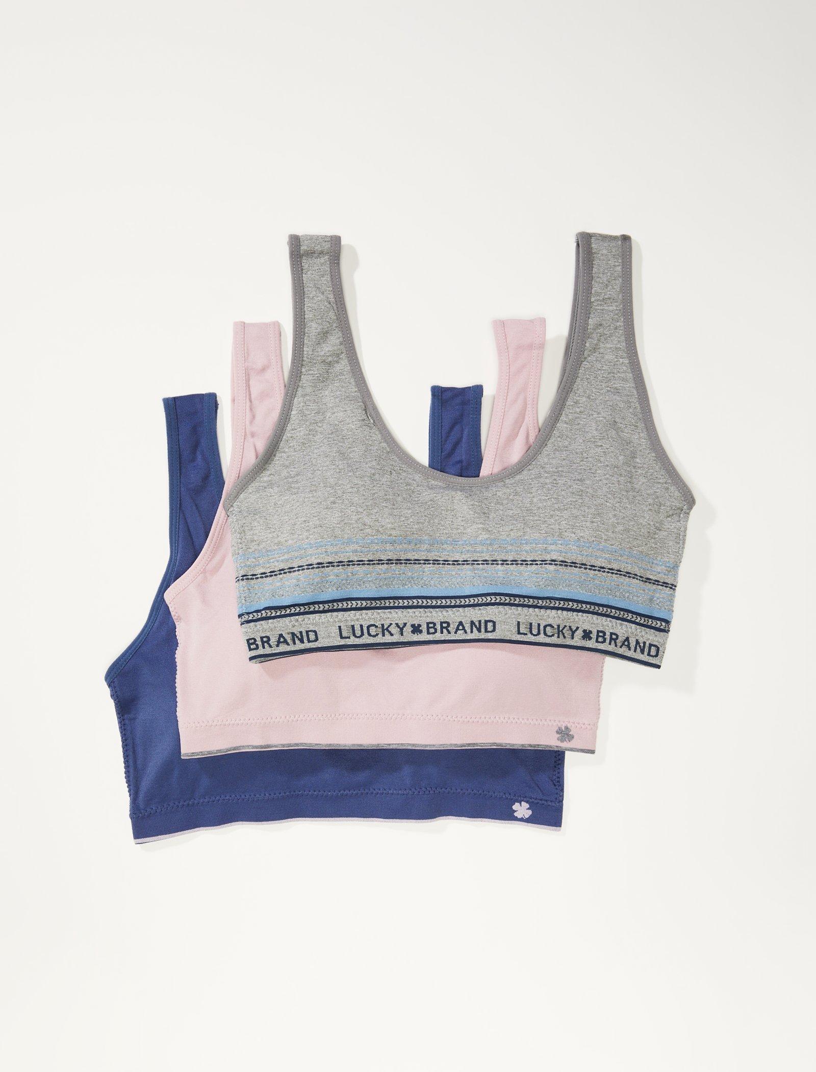 lucky brand bras 3 pack