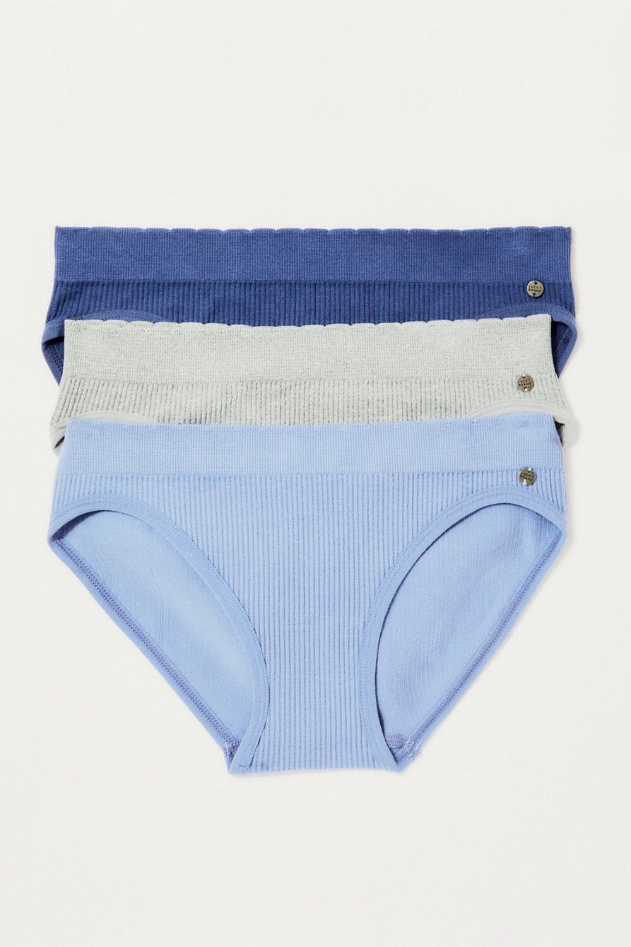 Lucky Brand 3 Pack Ribbed Seamless Panties - ShopStyle Hats
