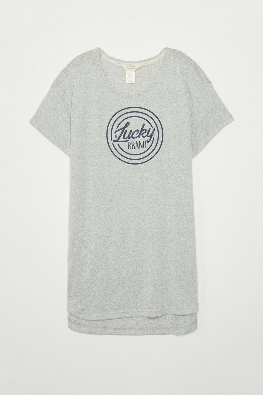 Lucky Brand White Short Sleeve T-Shirt Size XL - 40% off