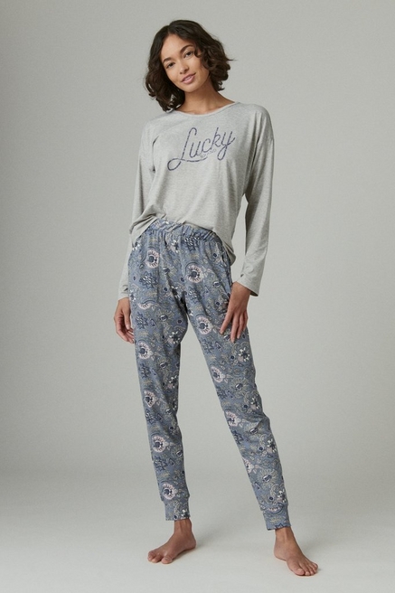 Lucky Brand Pink Floral Print Pajama Sleepwear Pants Size XXL