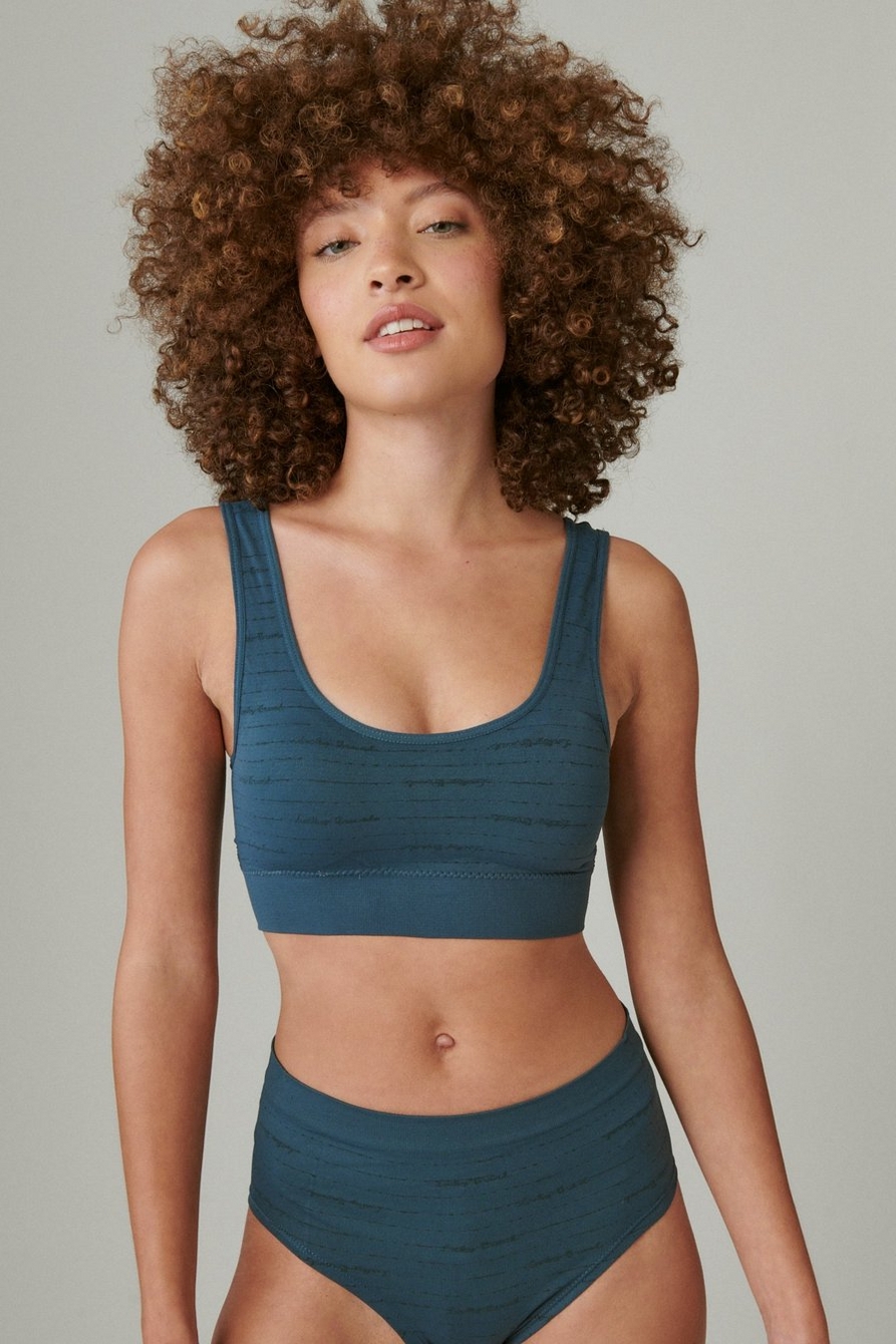Lucky Brand, Intimates & Sleepwear, Nwt Lucky Brand 2pack Seamless  Bandeau Bras Colors Blue Camel Size Xl