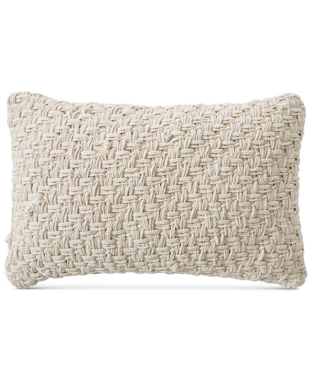 16X24 BASKET EMBROIDERED DECORATIVE PILLOW, image 1