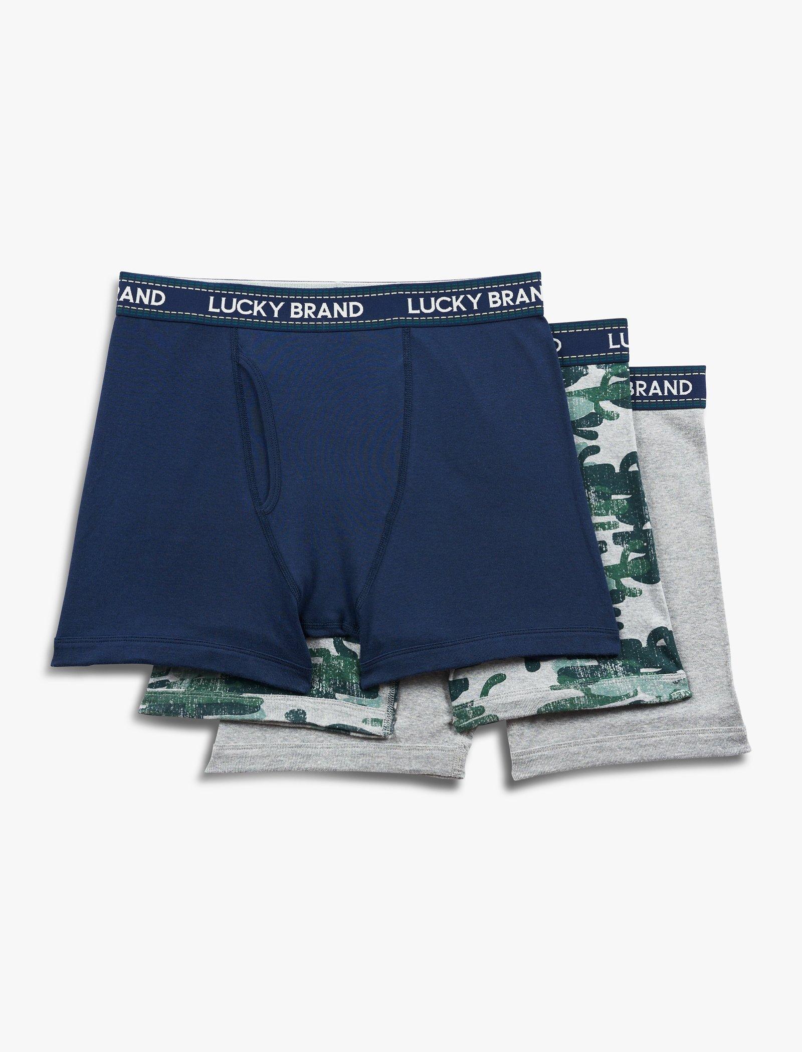 3 PACK COTTON BOXER BRIEF | Lucky Brand