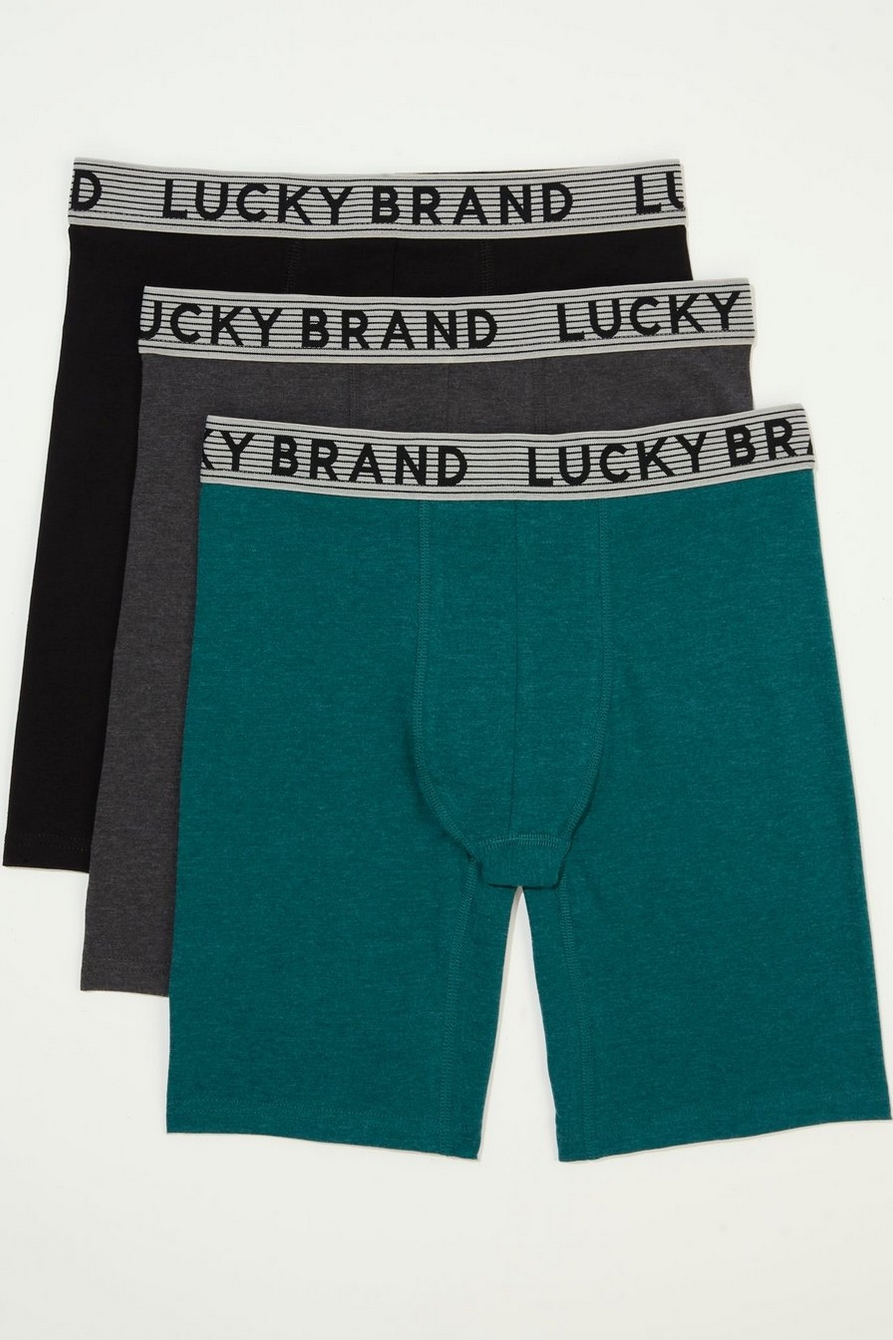 Lucky Brand 3 Pack Stretch Boxer Briefs - Men's Accessories Underwear Boxers  Briefs, Size M - Yahoo Shopping