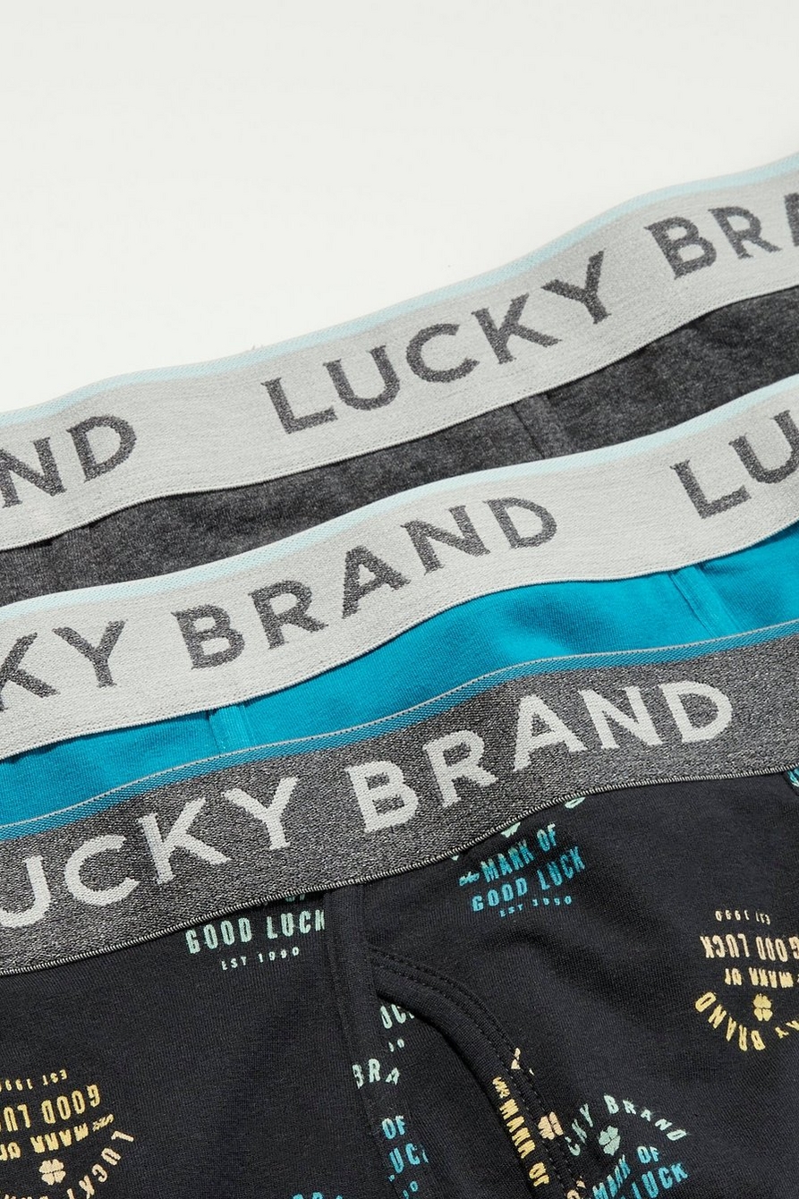 Lucky Brand 3 Pack Stretch Boxer Briefs - Men's Accessories Underwear Boxers  Briefs, Size M - Yahoo Shopping