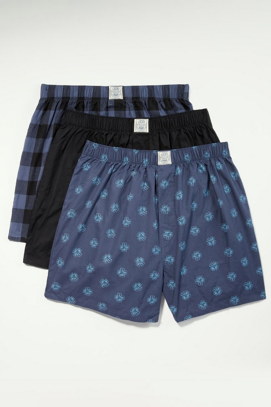 luckybrand.com | 3 Pack Woven Boxers
