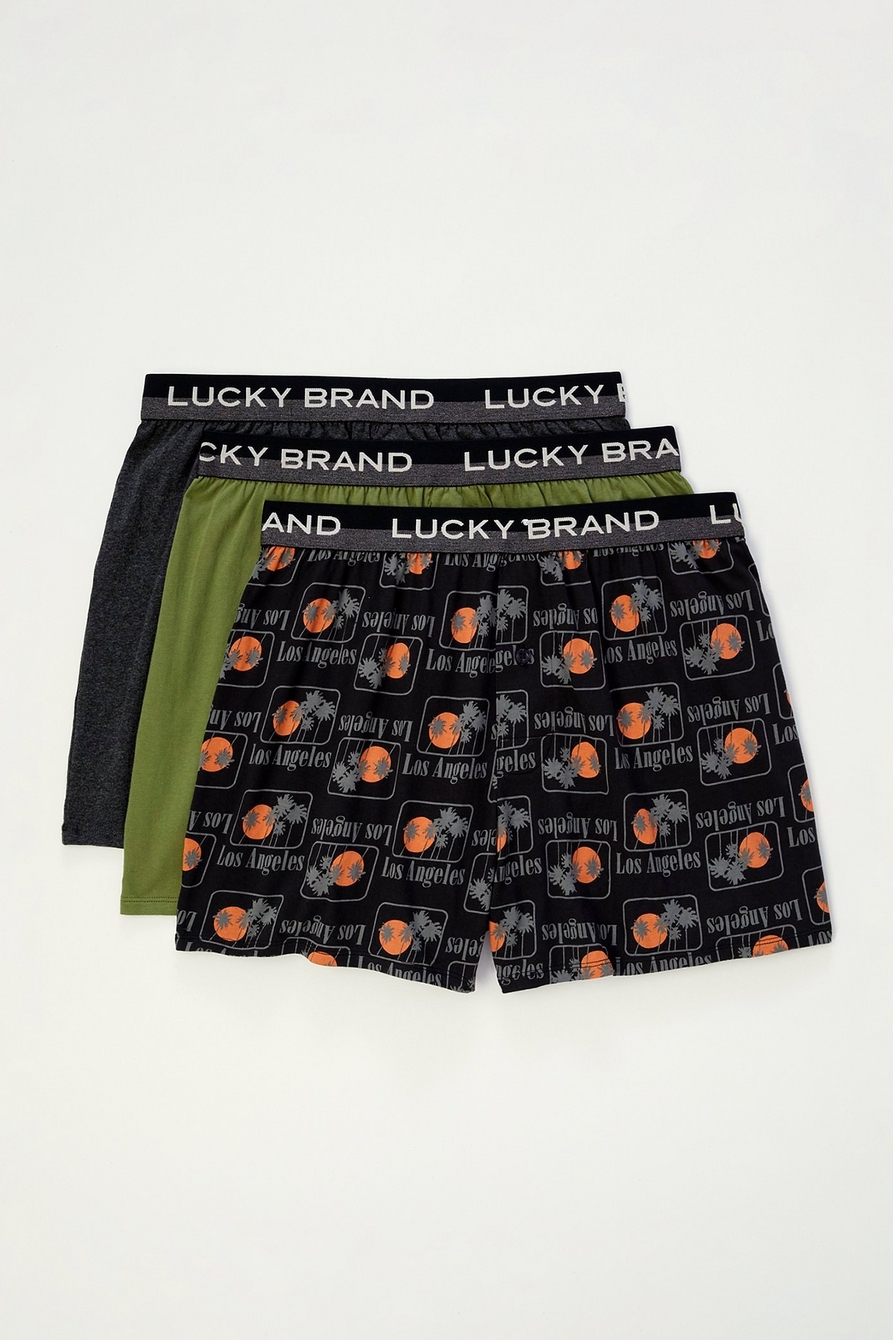 3 PACK KNIT BOXERS