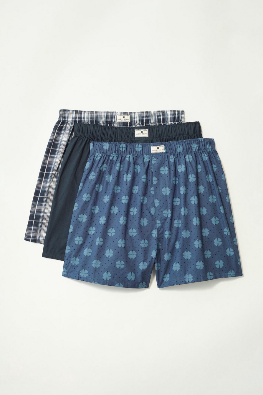 3 PACK WOVEN BOXERS, image 1