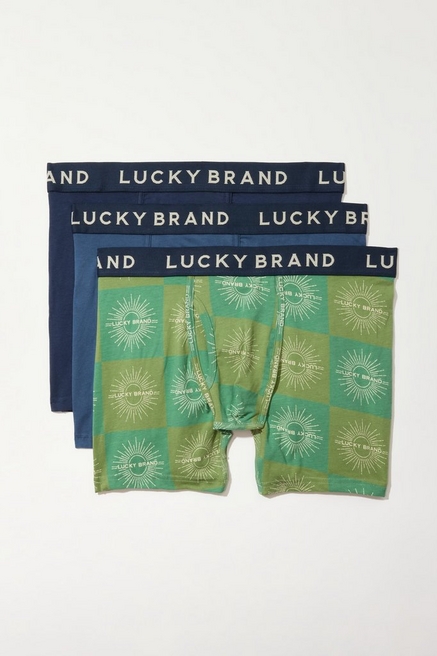 Lucky Brand Boys' Boxer Brief (2-pack) Underwear, Earth Green/Dark Denim,  6-7 - Yahoo Shopping