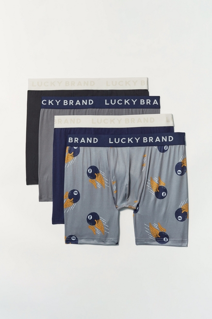 LUCKY BRAND BOXER X3 - 221 CANTALOUPE - LARGE - MEN BRIEF UNDERWEAR PACK  P219 