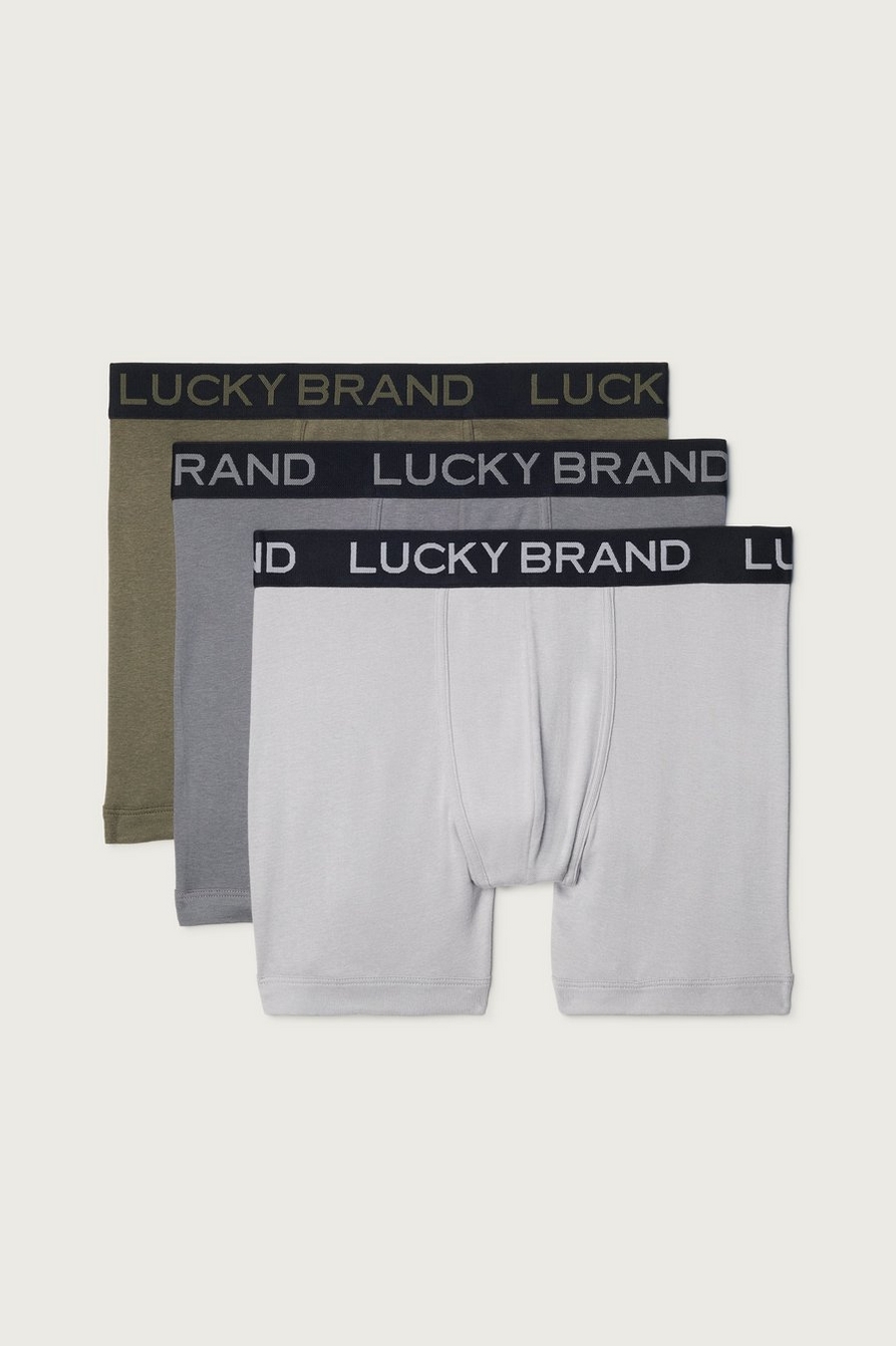 Lucky Brand 3pk Cotton Boxer Brief