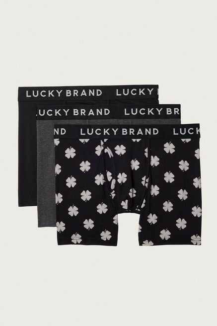 Lucky Brand Mens Sleepwear Pajama Pants Drawstring Waist Blue White Black XL