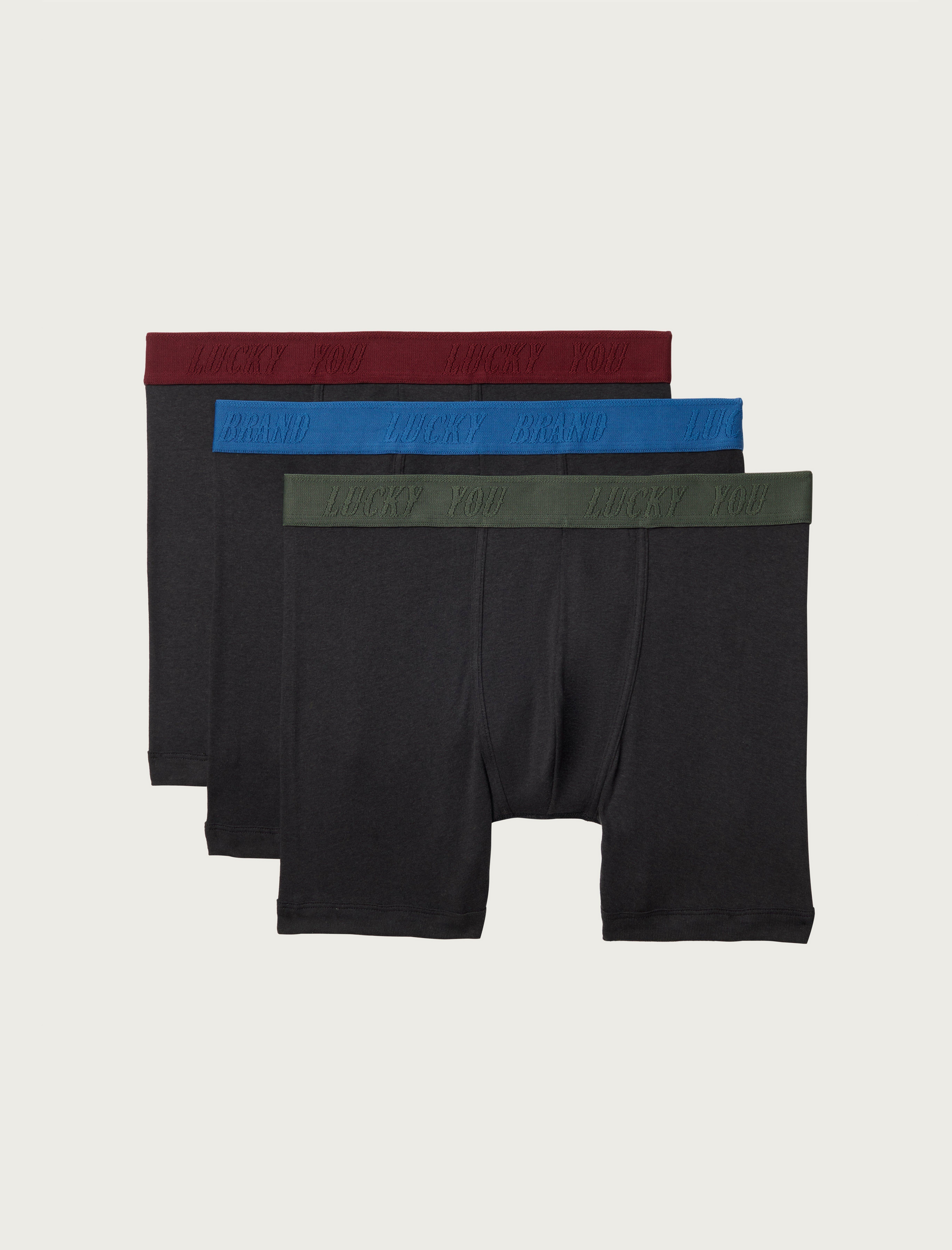 3 PACK COTTON VISCOSE BOXER BRIEFS