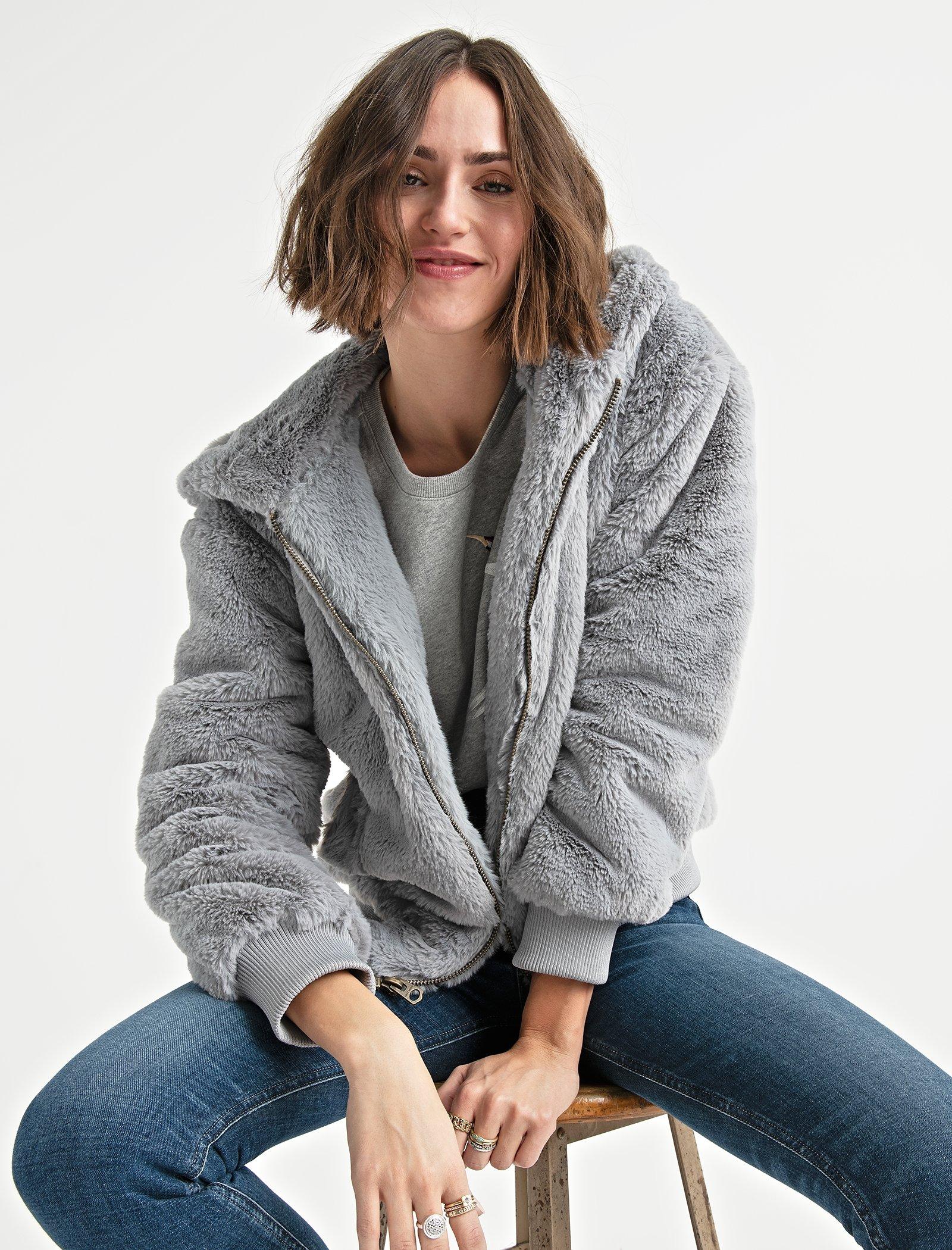 FAUX FUR JACKET | Lucky Brand